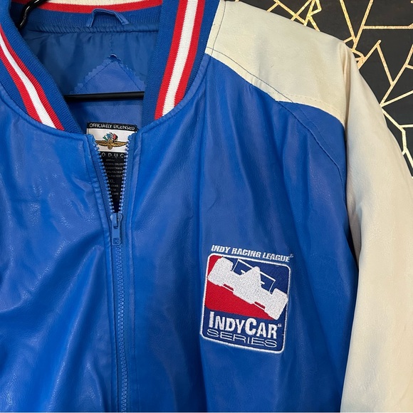 Vintage Official Licensed Indy Racing League Bomber Jacket - Picture 3 of 7